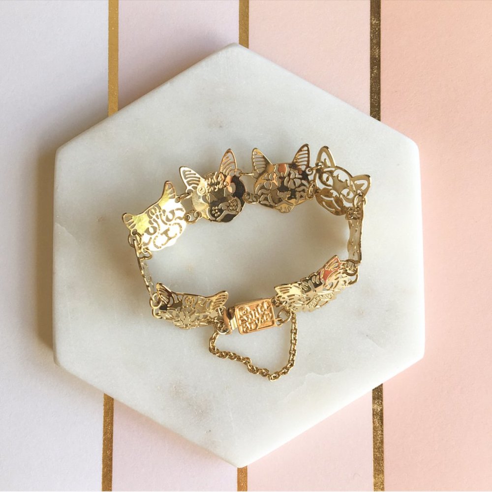 WILD BRYDE kittycat bracelet